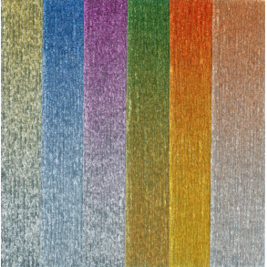 Crepe papir multifarvet metallic 180 g