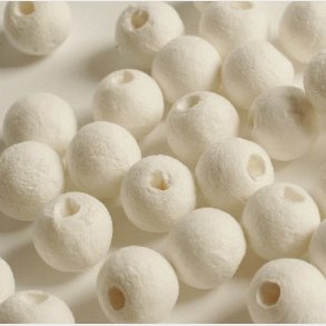 Bomulds, vat og styropor kugler