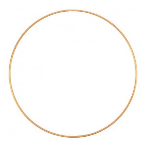 Metalring i guld look - 30 cm