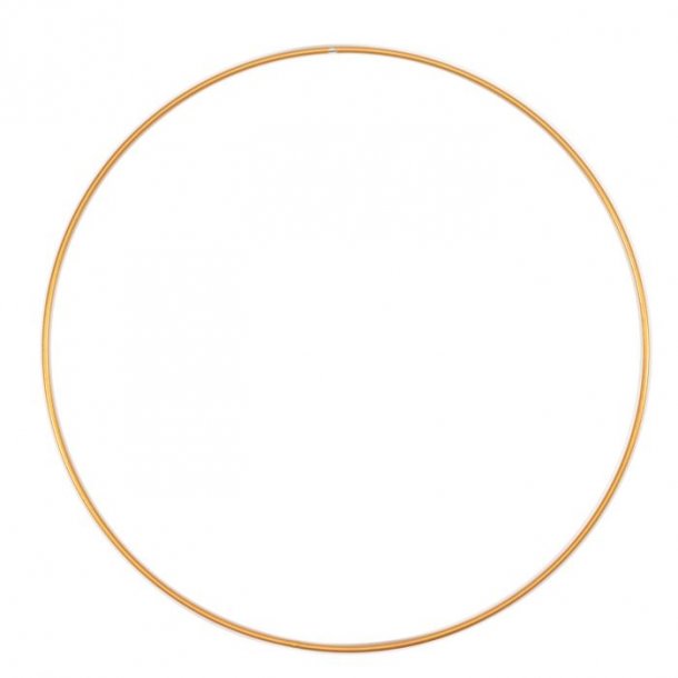 Metalring i guld look - 30 cm