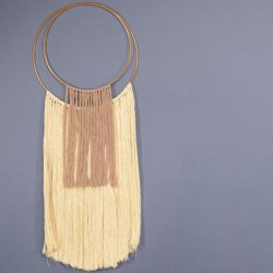 Metalring i guld look - 30 cm