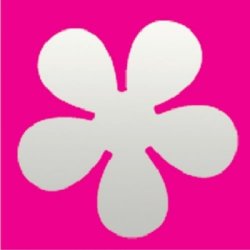 Stanse - Retro blomst 24 mm - M