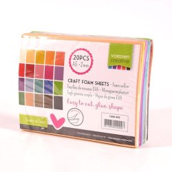 Selvklbende mosgummi - 20 A5 ark - 2 mm