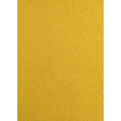 Glimmer karton - Yellow gold - 5 stk - 250g