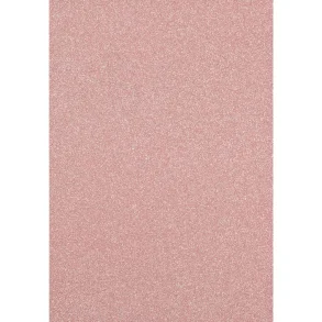 Glimmer karton - Rose - 5 stk - 250g