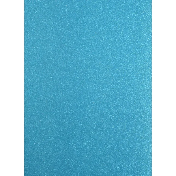 Glimmer karton - Turquoise - 5 stk - 250g