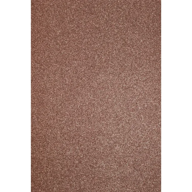 Glimmer karton - Brown - 5 stk - 250g