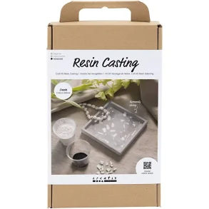 DIY Kit Resin Stbning - Firkantet fad