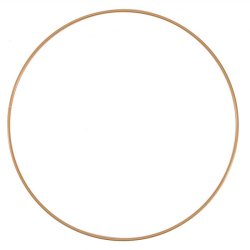 Metalring i antik guld - 25 cm