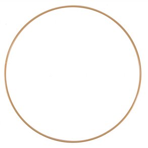 Metalring i antik guld - 25 cm