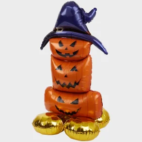 Gr�skart�rn med hat - Folieballon