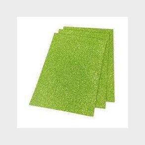 Glitter Foam - Grn - 10 stk.