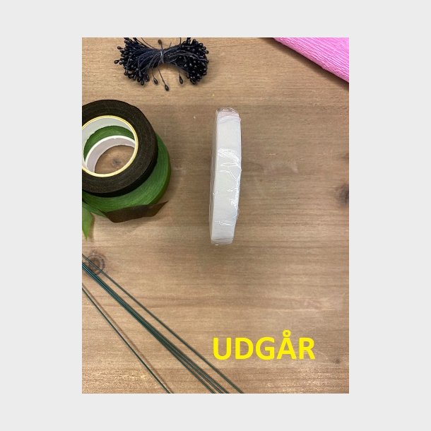 UDGR - Blomstertape - Hvid