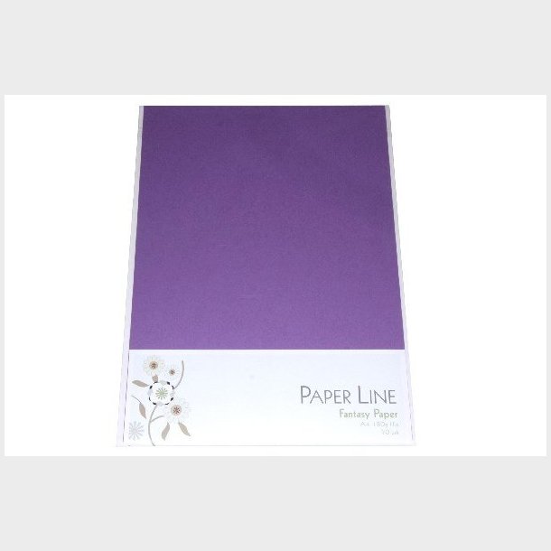 PaperLine 180g - Lilla - 10stk.