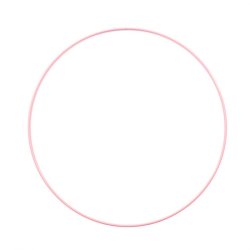 Metalring i lyserd - 25 cm