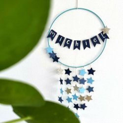 Metalring i mint - 25 cm