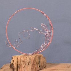 Metalring i murstens rd - 25 cm