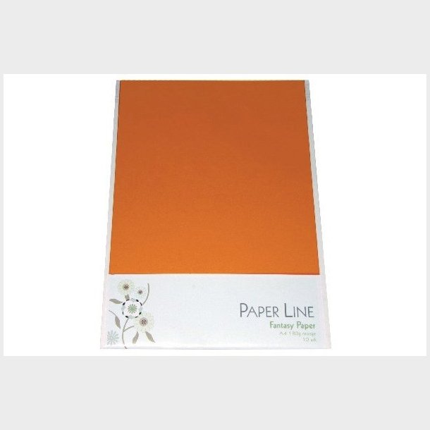 PaperLine 180g - Orange - 10stk.