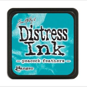 Distress Ink mini - peacock feathers
