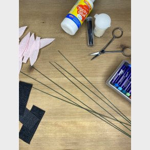 Grn Elefant trd - 40 cm - 25 stk. -  1,0 mm.