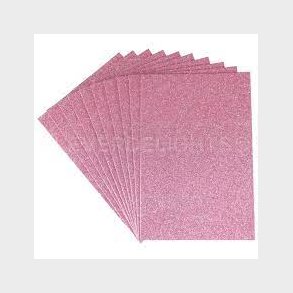 Glitter Foam - Pink - 10 stk.