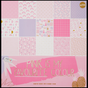 30,5 x 30,5 - Pink Is My Favorite Colour - 30 ark