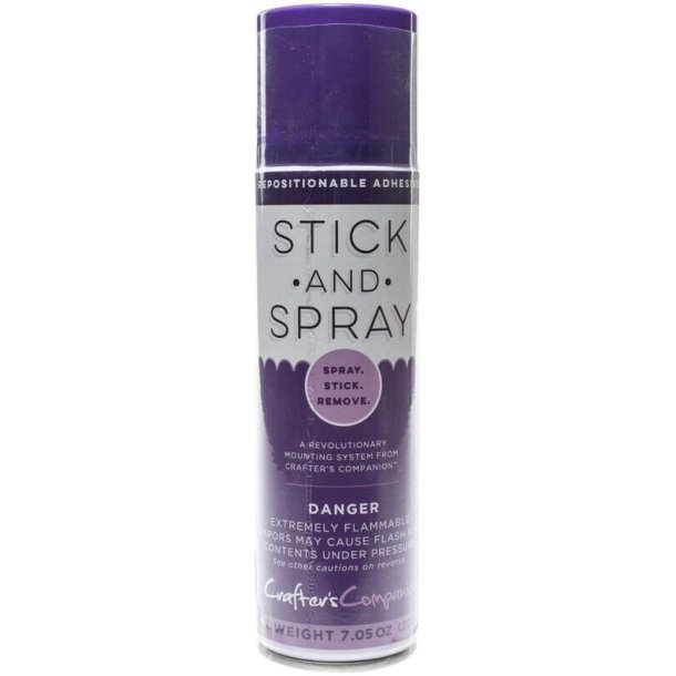 Stick &amp; Spray Removeable - Crafters Companion