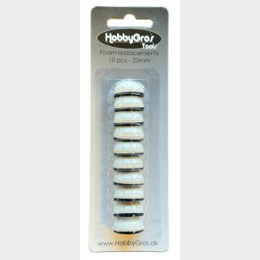 Ekstra skum puder 20 mm.